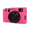 FUJIFILM X100VI Rose Red Litchi Texture Silicone Protective Case - 1