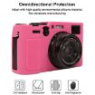 FUJIFILM X100VI Rose Red Litchi Texture Silicone Protective Case - 4