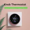 BHT-2007-P16-GB Electric Heating Thermostat, 1.6" TFT Screen, White Black - 2