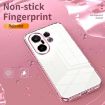 Vivo S30 Pro mini Transparent Purple Phone Case with Fine Hole Design - 5