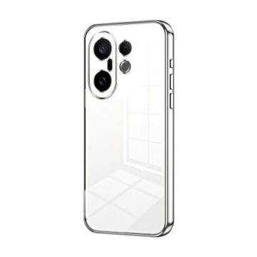 Vivo S30 Pro Mini Silver Transparent Plating Phone Case - 1