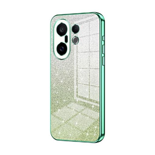 Vivo S30 Pro mini Green Glitter Electroplated Phone Case - 1
