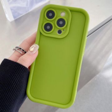 Fluorescent Green Shockproof TPU Case for iPhone 16 Pro - 1