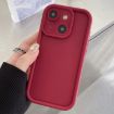 iPhone 14 Plus Wine Red Shockproof Frosted TPU Case - 1