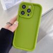 iPhone 13 Pro Shockproof Fluorescent Green TPU Case - 1