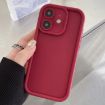 Shockproof Frosted TPU Frame Case for iPhone 12 (Wine Red) - 1