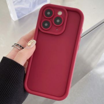 iPhone 11 Pro Wine Red Shockproof Frosted TPU Case - 1