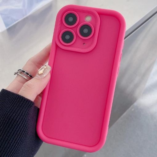 iPhone 11 Pro Shockproof Frosted TPU Case (Rose Red) - 1
