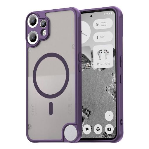 CMF Phone 2 Pro Fan Dun Series Purple TPU Magsafe Case - 1