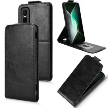 Infinix GT 30 Pro Flip Leather Case with Buckle - Black - 1