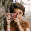 Kodak EKTAR H35 Soft Silicone Case, Litchi Texture, Brown - 3