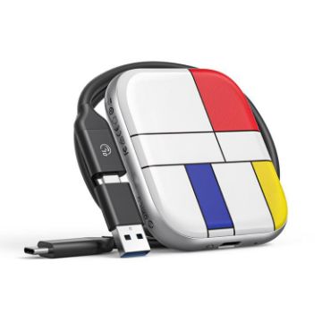ORICO-H5 2.5" Type-C 2TB Mondrian-Inspired Portable External SSD - 1