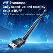 Yesido WP11 WiFi4 Wireless Dongle 150Mbps USB Adapter, Black - 2