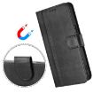 OPPO A5 5G Leather Case, Buckle Design, Black, Global Line - 5