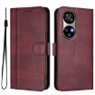 Ulefone Note 17 Pro Retro Leather Phone Case in Wine Red - 2