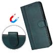 Ulefone Note 17 Pro Retro Leather Case, Dark Green, Line Splicing Buckle - 5
