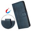 Ulefone Note 20 Pro Retro Leather Case, Dark Blue, Buckle Design - 5