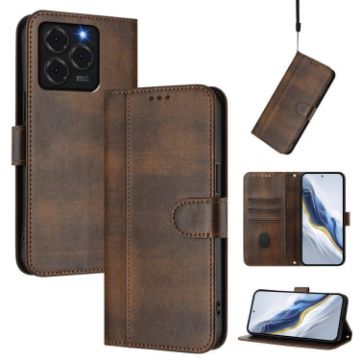 Ulefone Note 20 Pro Retro Brown Leather Phone Case with Buckle - 1