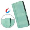 Ulefone Note 21 Retro Leather Phone Case, Mint Green, Buckle Design - 5