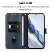 Ulefone Note 21 Retro Leather Phone Case, Dark Blue, Line Splicing - 3