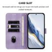 Ulefone Note 21 Retro Leather Phone Case, Purple, Line Splicing Buckle - 3