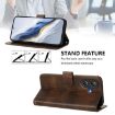 Ulefone Note 21 Retro Leather Case, Brown - Splicing Buckle Design - 4