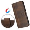 Ulefone Note 21 Retro Leather Case, Brown - Splicing Buckle Design - 5