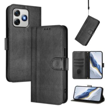Ulefone Note 18 Ultra/Pro Retro Black Leather Phone Case - 1