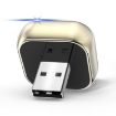 Mini USB Wired to Wireless Car CarPlay/Android Auto Adapter Gold - 2