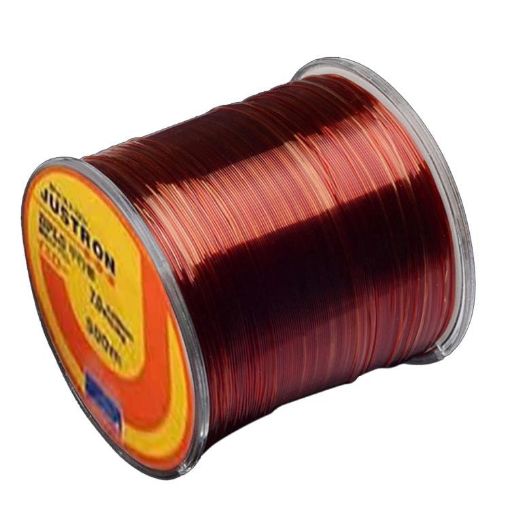 Extra Strong 500m Raw Silk Nylon Fishing Line, Wine Red, 4.85kg - 1