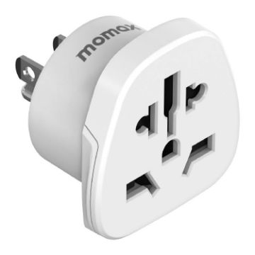 MOMAX UA13 2500W Global Adapter Socket with US Plug - 1
