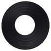 Black Universal Silicone Lens Hood, Size: 70-90mm - 3
