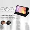 Ulefone Note 19 Brown Flip Leather Phone Case with Cubic Grid Texture - 4