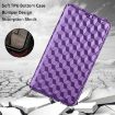 Ulefone Note 21 Purple Flip Leather Case with Cubic Grid Texture - 6
