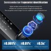 Z17 Tuya Smart WiFi Fingerprint Password Door Lock, 17cm (Black) - 3