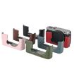 Panasonic LUMIX S9 Wine Red PU Leather Camera Half Case Base - 6