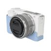 Sony ZV-E10 Blue Litchi Texture PU Leather Camera Half Case Base - 4