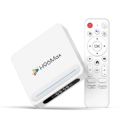 H96 Max H618 Plus Android 14 TV Box, 4GB+64GB, Quad-core (EU Plug) - 1