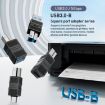 USB-B 3.0 Adapter: Male to USB Female for Printer/Drive/PC - 2
