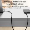 USB-B 3.0 Adapter: USB-B Male to Type-C Female for Printer/Drive - 6