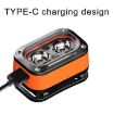 G8 Orange Lightweight Induction LED Headlight - 5