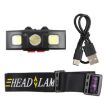YY12 Infrared Sensor Headlight - Outdoor Super Bright (Black) - 3