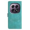 OPPO A5 5G Green Triangles Embossed Leather Phone Case - 3