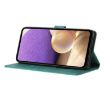 OPPO A5 5G Green Triangles Embossed Leather Phone Case - 5