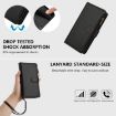 TCL 605/60 SE Leather Case: 9 Card Slots & Magnetic Closure (Black) - 6