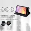Huawei Pura 80 Ultra 5G Black Leather Flip Case Cubic Grid Texture - 5