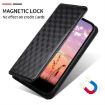 Huawei Pura 80 Ultra 5G Black Leather Flip Case Cubic Grid Texture - 6