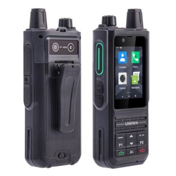 UNIWA NR120 Rugged Phone, 3GB+32GB, 5G, NFC, Android 13, AU Plug, Black - 1