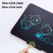 21" Rechargeable LCD Drawing Board for Kids - Pink/Green Writing - 6