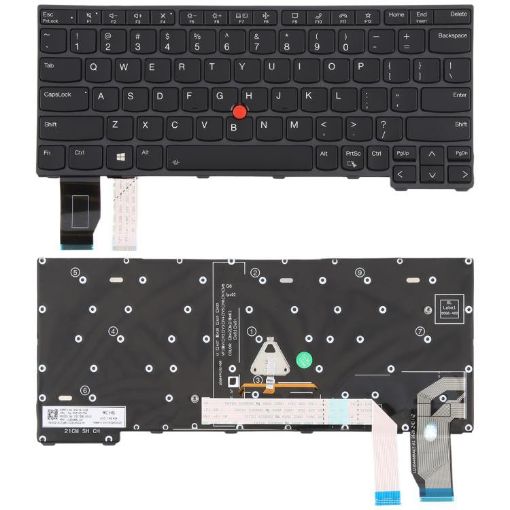 US Version Backlit Keyboard for Lenovo ThinkPad X13 Gen 2 - 1